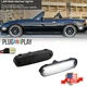 2x Smoke Front / Rear White LED Side Marker Light FOR MAZDA MX-5 MIATA 1990-2005