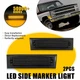 LED Front Side Marker Light For 81-91 Chevy GMC Suburban K5 Jimmy 81-91 Smoke 2~