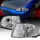 Fit 1992-1995 Honda Civic 3Dr Hatchback Coupe Corner Lights Turning Siganl Lamps