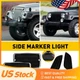 Smoke Bumper Fender Side Light Marker For Housings Wrangler 1997-2006 Jeep TJ