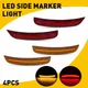 4PC For 2015-2023 Chrysler 300 300C 300S Front Rear LED Bumper Side Marker Light 4PC For 2015-2023 Chrysler 300 300C 300S Front Rear LED Bumper Side Marker Light