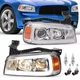 LED DRL Projector Headlights HeadLamps Left+Right For Dodge Charger 2006-2010