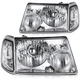 2&times;Headlight Assembly Fits 2001-2011  Ranger Left Right Chrome Housing Lamps