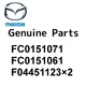 Mazda RX-7 OEM FC3S 89-92 Turn Signal Light Clear Lens & Side Marker SET