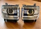 Pair LED DRL Headlights Projector For GMC 2014-2018 Sierra 2500 1500 3500 Set