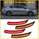 For 200 2015-2017 Chrysler Smoked LENS LED SIDE MARKER LIGHTS & FRONT REAR 4PCS