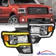 Switchback Sequential For 2009-2014 Ford F150 Headlights w/DRL LED Tube Bar