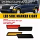 Amber/Red LED Side Strip Marker Signals Light For 2010-2013 Ford Transit Connect
