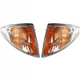 For Chevy Cavalier Corner Light 2000-2002 Driver and Passenger Pair Amber Lens