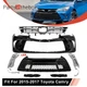 For Toyota Camry 2015 2016 2017 Bumper Cover Upper Lower Grille Fog Lamp Bracket