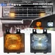 2x Smoked Switchback Signal Blinker Corner Lights Cover For Chevy GMC C/K Truck