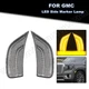 For 2021 2022 2023 Cadillac Escalade Chevy Suburban GMC Yukon Side Marker Lights