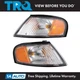 TRQ Corner Marker Light Set Driver & Passenger Side Fits 1998-1999 Nissan Altima