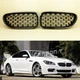 Diamond Look Shiny Black Front Grill For BMW 6-Series F06 F12 F13 2012-17 ABS