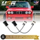Euro Smiley Headlight to US High Beam x2 Wire Adapters For BMW E30 61131378401