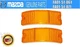 MAZDA RX7 Genuine Front Comb Turn Signal Lens Right & Left set OEM 1981-1985