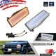 Clear Switchback LED Turn Signal Lights For 84-96 Jeep Cherokee & 86-92 Comanche