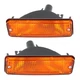 For Toyota Pickup 4Runner 1984 1985 86 Turn Signal Lights W/Bulbs Amber Lens