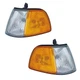 Side Marker Lights Reflectors Pair Set for 90-91 Honda Civic Hatchback