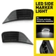 Side Marker Light White LED For 21-23 Cadillac Escalade Chevy Suburban GMC Yukon