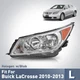 Chrome Halogen Headlight For 2010-2013 Buick LaCrosse with Bulb Left Driver Side