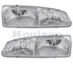 For 96-97 Cougar & T-Bird Headlight Headlamp Halogen Head Light w/Bulb PAIR SET