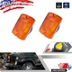 2x Front Turn Signal Parking Lamp Housings For Jeep Wrangler YJ 1987-95 56001378
