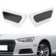 Front Bumper Reflector Side Marker Light Black For Audi A4 B9 2017-19 8W0945071