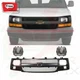 New For Front Grille + Headlights Kit 2003-2017 Chevrolet Express 2500 3500 Van