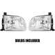 Halogen Headlight For 2000-04 Toyota Tundra LH+RH Regular Cab Access Cab Clear