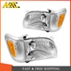 Pair Chrome Front Headlight Assemblies For 2001-2004 Toyota Tacoma 2.4/2.7L/3.4L