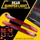 2* Left Right Side Bumper Reflector Light Set For Audi Q7 2016-2020 Rear w/Blubs