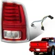 LED Tail Lights Compatible with 2013-2018 Dodge Chrome Red Right Passenger Side