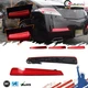 RED LENS LED REAR BUMPER REFLECTOR BRAKE LIGHT LAMPS FIT 2009 2010 2011 ACURA TL