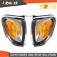 A pair Turn Light For 2001-2004 Toyota Tacoma Pickup Corner Light Plating Frame