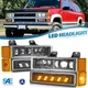 LED Headlight DOT Bumper Lamp Side Marker for Chevy Suburban K1500 K2500 1994-99