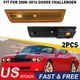 Bumper Amber Reflector Side Marker Lights Case For 2008-2014 Dodge Challenger