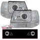 Projector Headlights+Corner Signal Lamps Fits 1998-2000 Ford Ranger Clear Halo