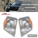 Front Marker Signal Blinker Corner Parking Light Pair Set for 07-10 Jeep Compass