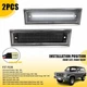 For 1981-1991 Chevy GMC Truck Blazer Suburban Smoke White LED Front Fender Light