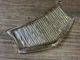 1940 DESOTO S-7 NOS MOPAR CLEAR GLASS PARK/SIGNAL LIGHT LENS 876018