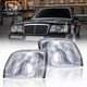 Clear Corner Lights Parking Turn Signal For 85-95 Mercedes Benz E-Class W124 (2)
