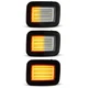 For 2003-09 Hummer H2 SUV SUT SMOKE Front Corner DRL Turn Signal Lights Set of 2