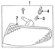 Genuine Nissan Signal Lamp Assembly 26170-81F25