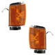 Pair Of Corner Lights 87-89 Toyota Pickup 4Runner 2.4L 3.0L 22R-TE TO2520119