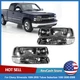 Black Headlights Fit For Chevy Silverado 1999-2002 Tahoe Suburban 1500 2000-2006