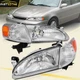 Fits Toyota For Corolla 1998-2000 Headlight Assembly Reflector Chrome Housing