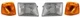 Headlights For 1993 1994 1995 1996 1997 Ford Ranger With Turn Signals