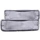 ANZO Euro Parking Lights Chrome w/ Amber Reflector for Toyota Pickup | 511019