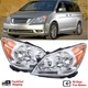 Chrome Headlights Headlamps Assembly For 2005-2010 Honda Odyssey Pair LH+RH
